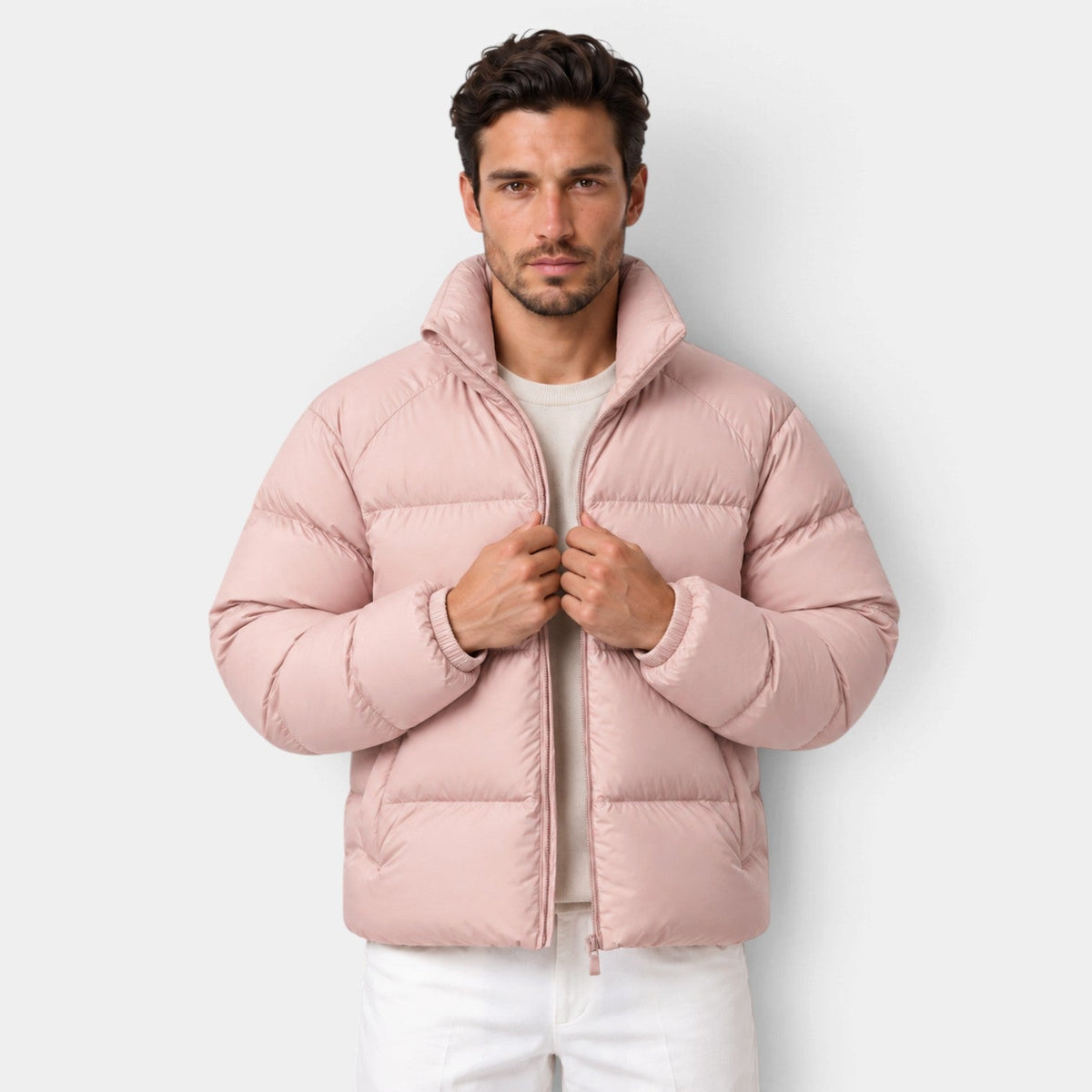 Giacca Imbottita Unisex Corta Leggera Idrorepellente Antivento