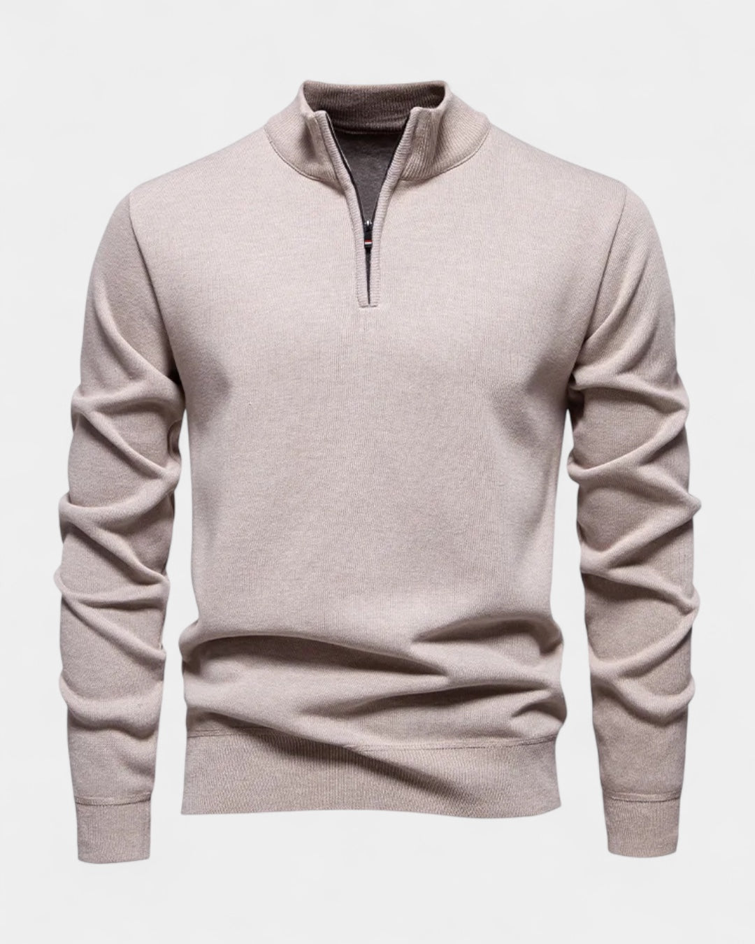 Aurazio Maglione Uomo Mezza Zip Cotone