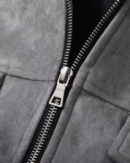 Aurazio Giacca Field Vegana in Scamosciato da Uomo