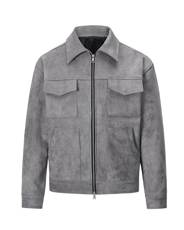 Aurazio Giacca Field Vegana in Scamosciato da Uomo