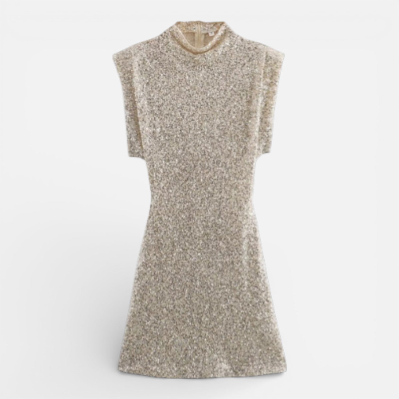 Abito Mini Donna Paillettes Aderente Elegante Cocktail