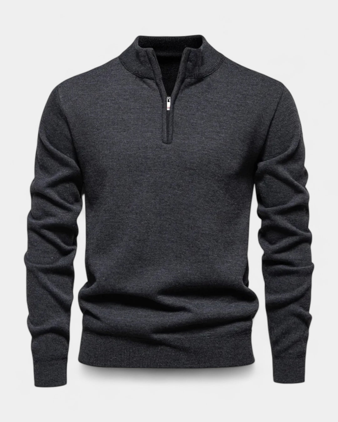 Aurazio Maglione Uomo Mezza Zip Cotone