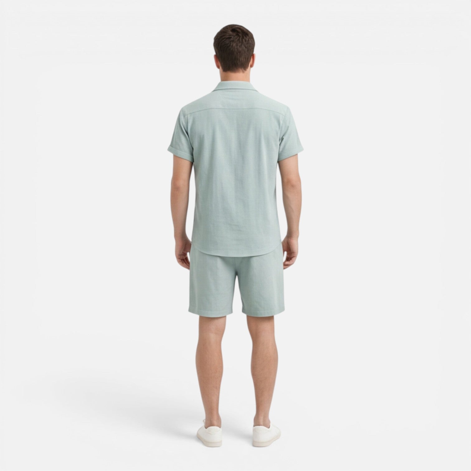 Completo Uomo Camicia e Shorts Leggero Estivo Co-Ord