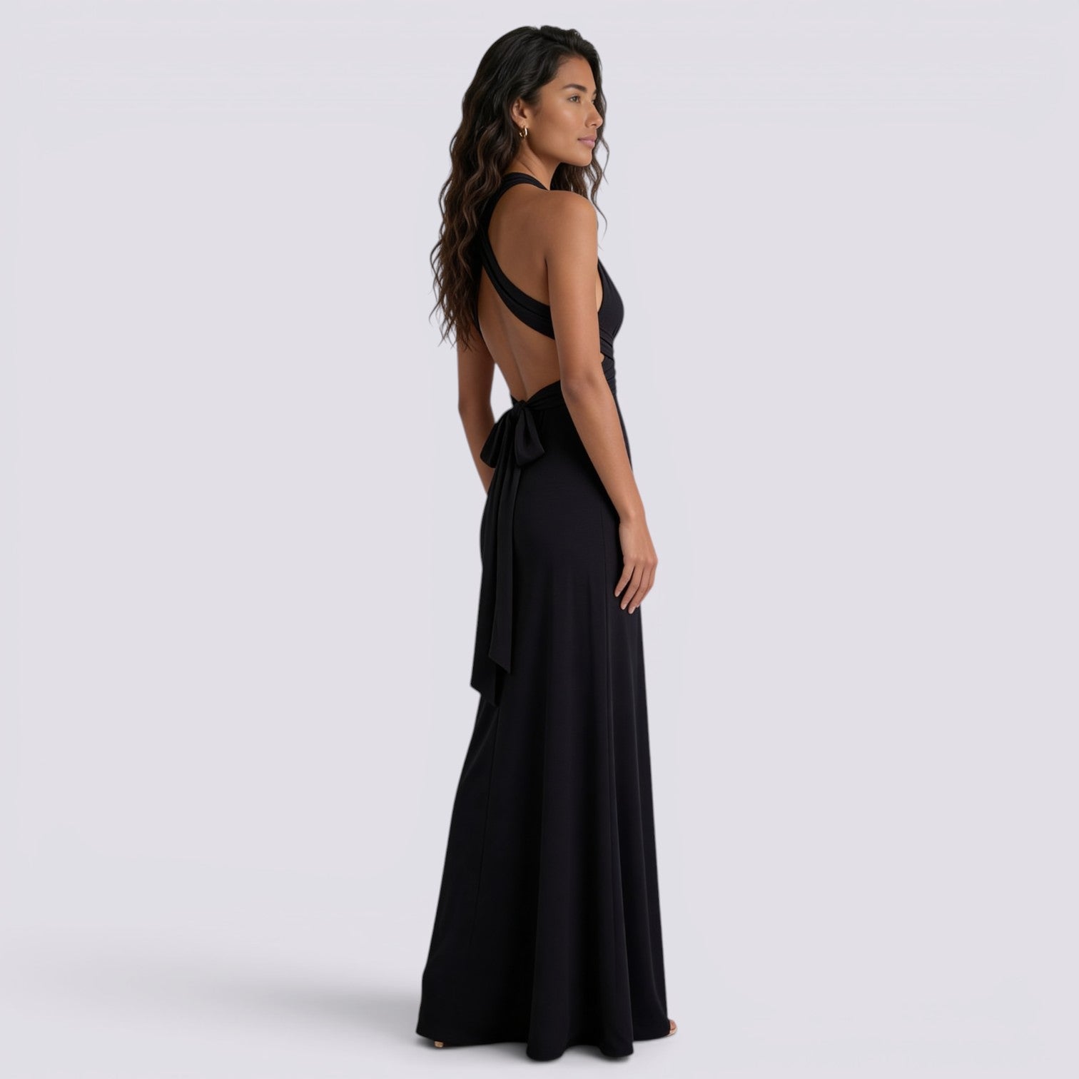 Abito Lungo Donna Multiposizione Elegante da Cerimonia