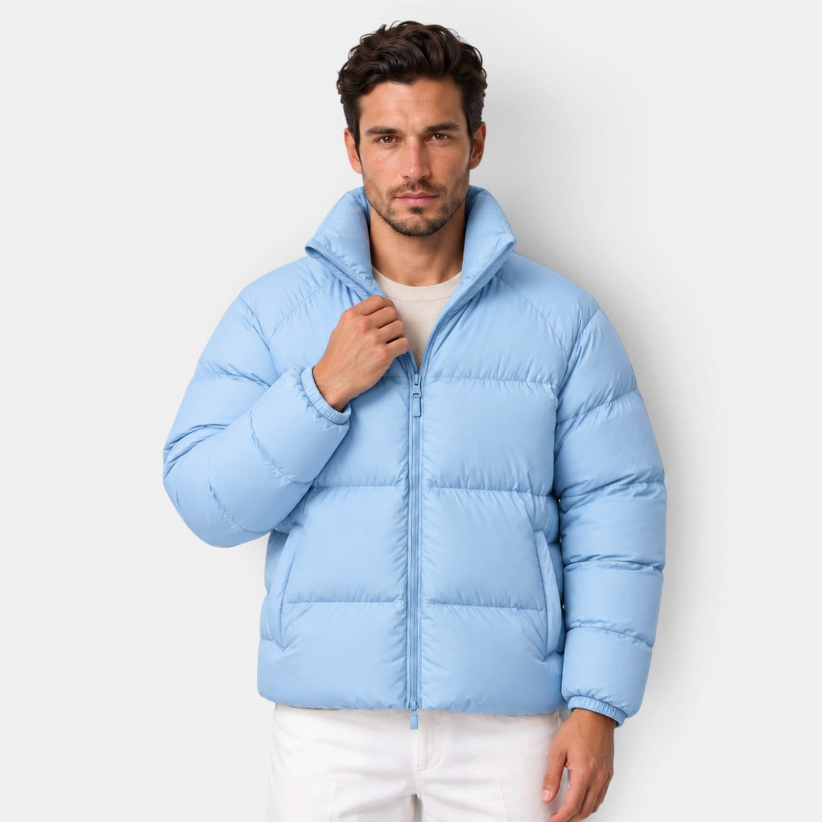 Giacca Imbottita Unisex Corta Leggera Idrorepellente Antivento