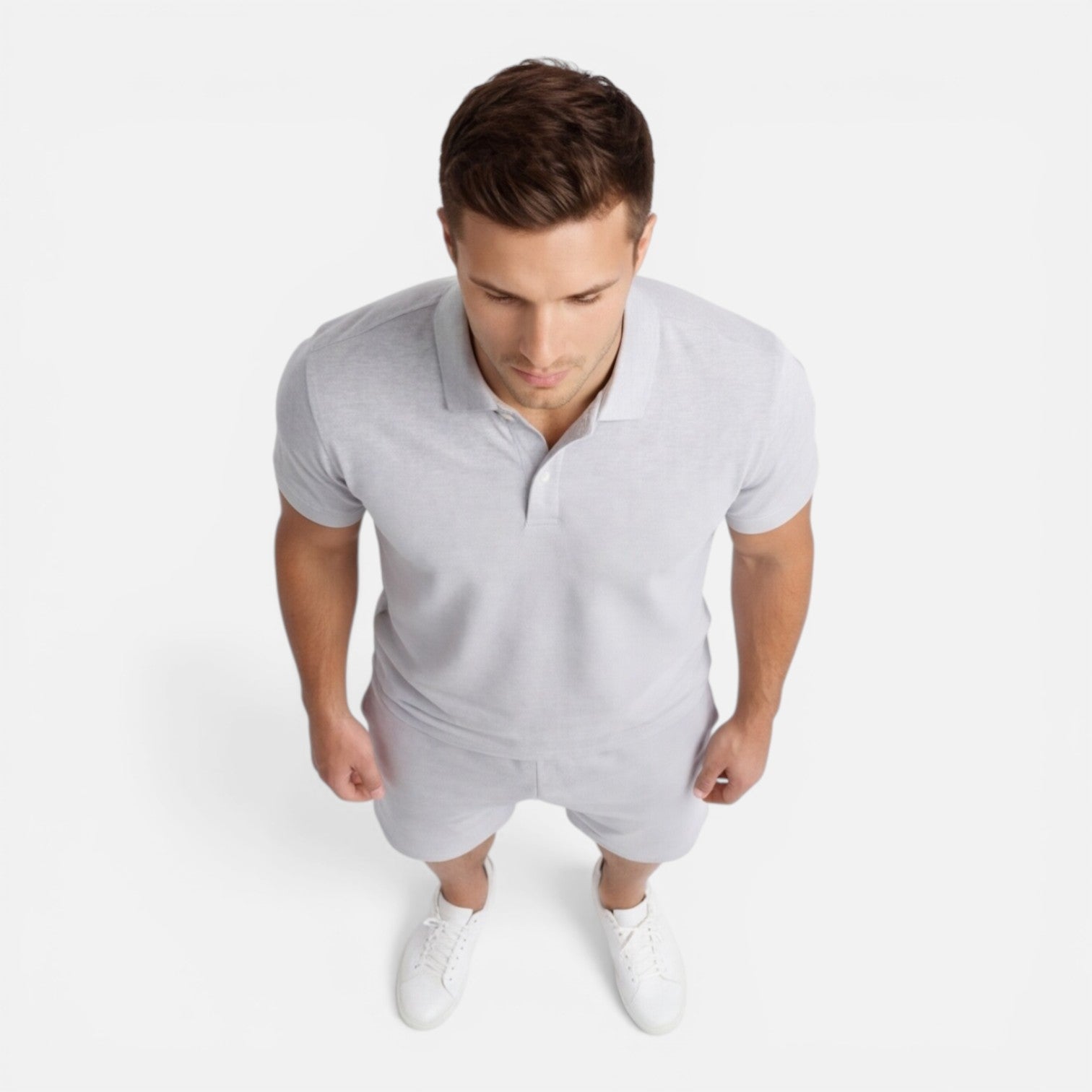 Completo Uomo Polo e Shorts Slim Fit Estivo Casual