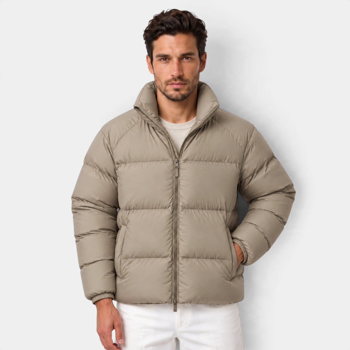 Giacca Imbottita Unisex Corta Leggera Idrorepellente Antivento