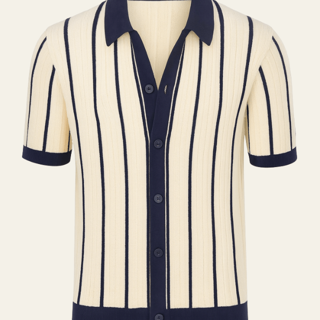 Aurazio Polo in maglia di cotone da uomo