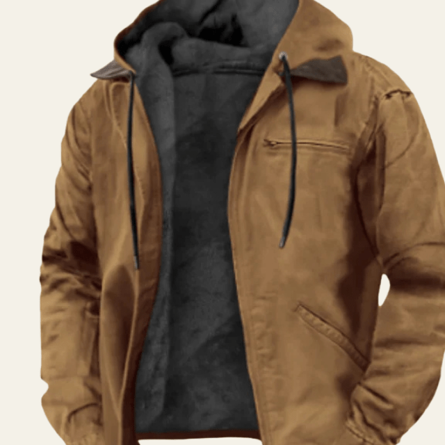 Aurazio Giacca invernale con cappuccio per uomo