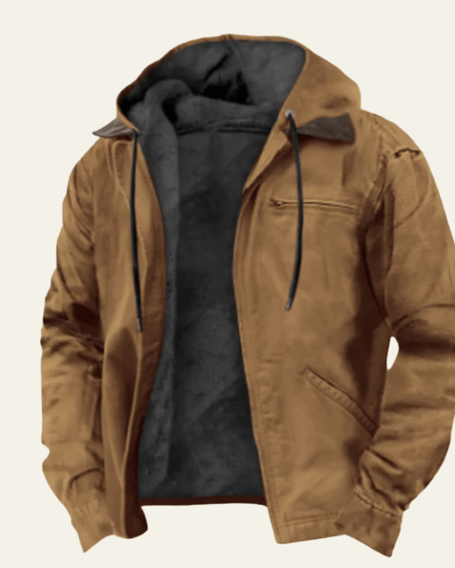 Aurazio Giacca invernale con cappuccio per uomo