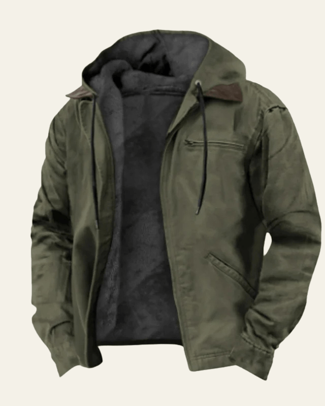 Aurazio Giacca invernale con cappuccio per uomo