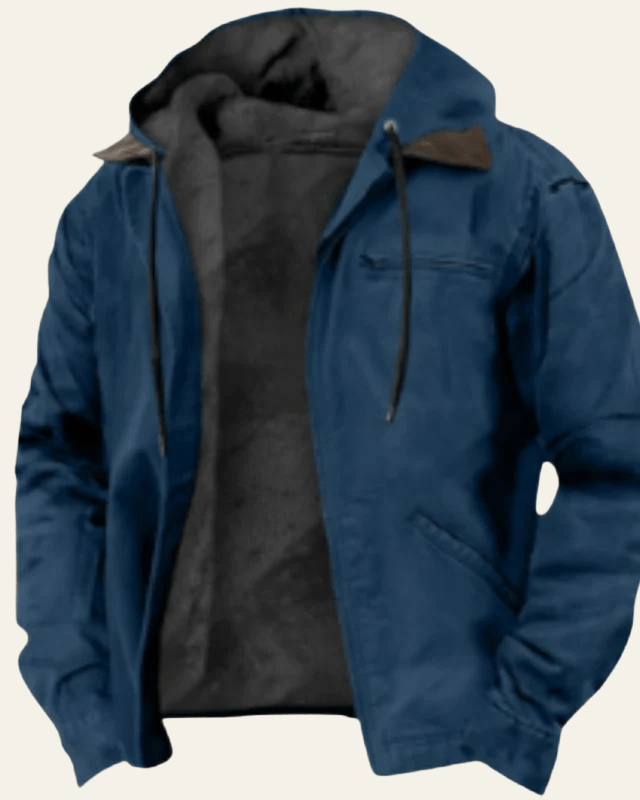 Aurazio Giacca invernale con cappuccio per uomo