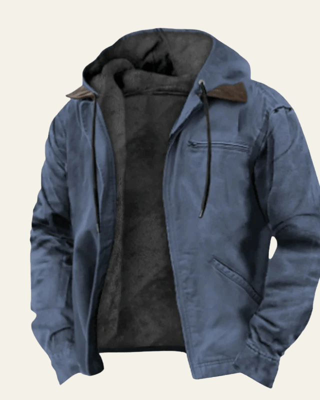 Aurazio Giacca invernale con cappuccio per uomo