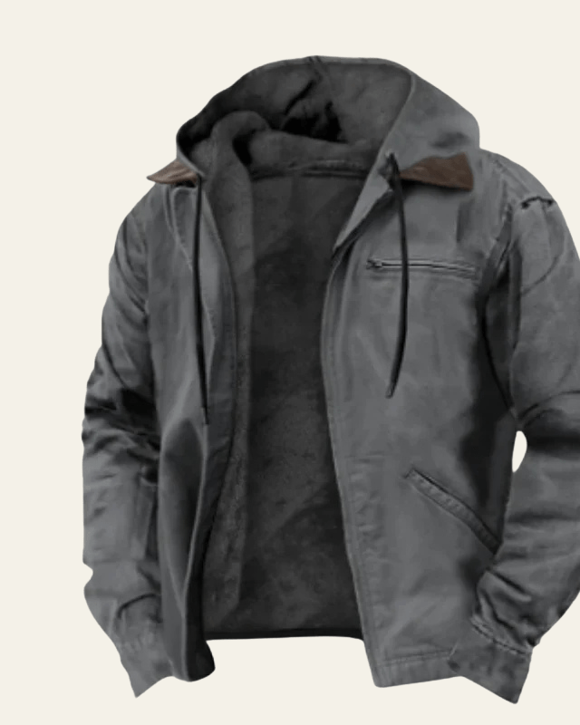 Aurazio Giacca invernale con cappuccio per uomo