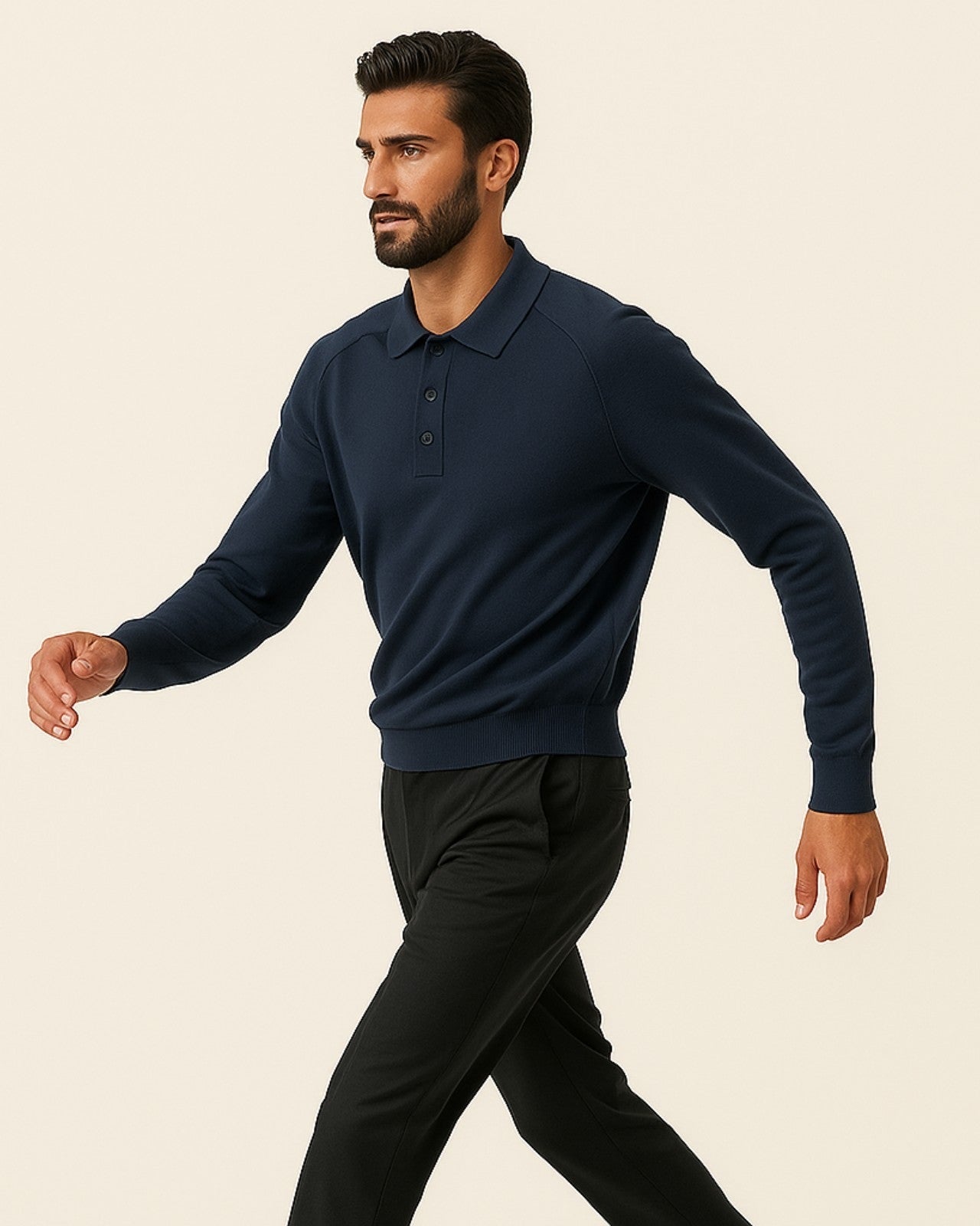 Aurazio Polo in Lana Morbida e Calda per Uomo