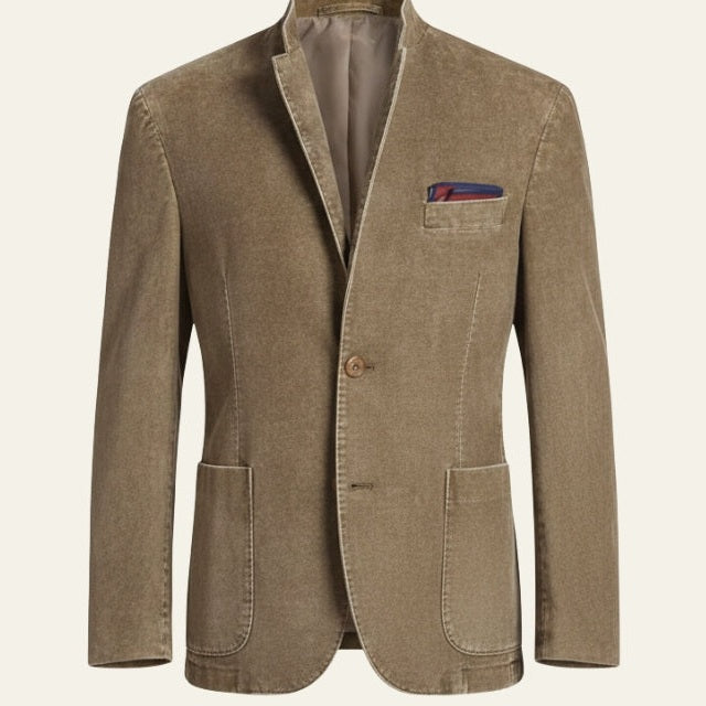 Aurazio Blazer Rilassato in Cotone per Uomo