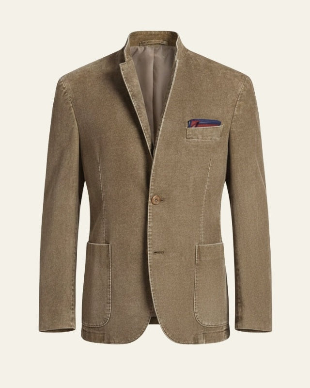 Aurazio Blazer Rilassato in Cotone per Uomo