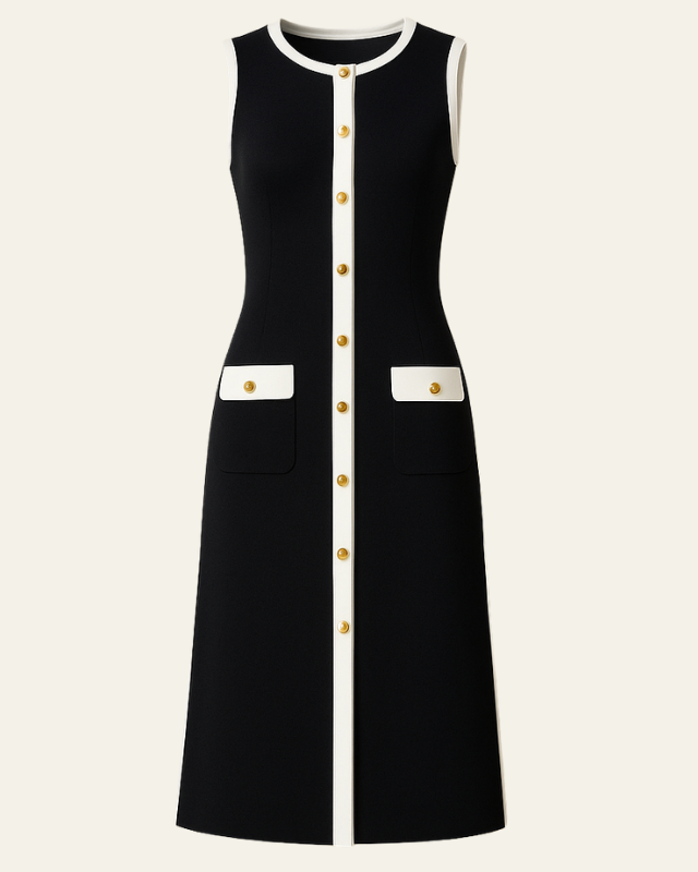 Aurazio Abito Midi in Maglia da Donna Elegante