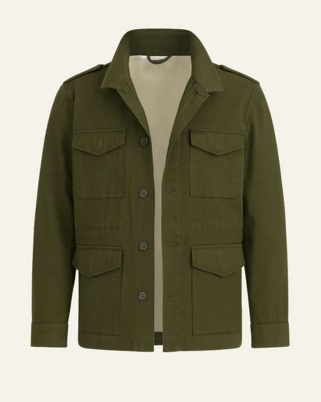 Aurazio Giacca da Campo in Cotone per Uomo