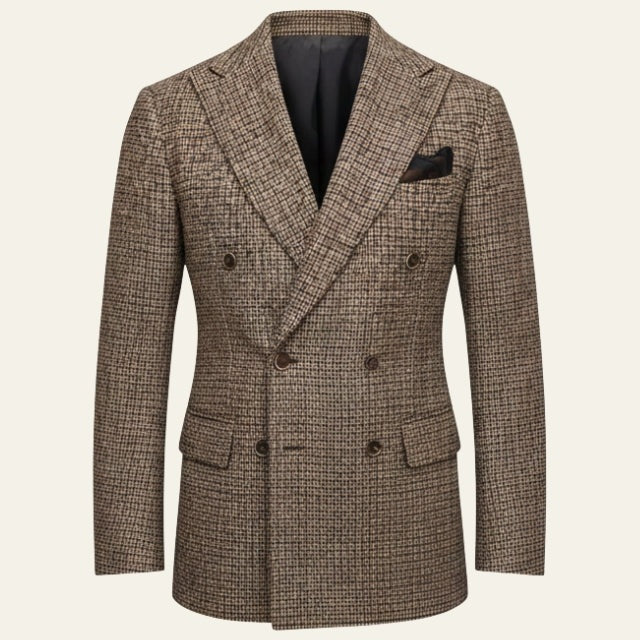 Aurazio Blazer Doppietto di Lusso da Uomo