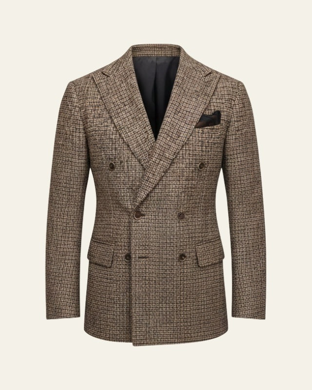 Aurazio Blazer Doppietto di Lusso da Uomo