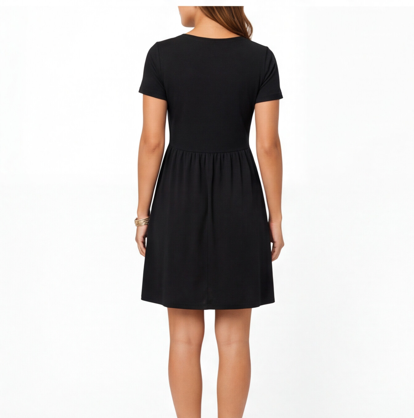 Abito Donna in Cotone Estivo Scollo a V Linea A