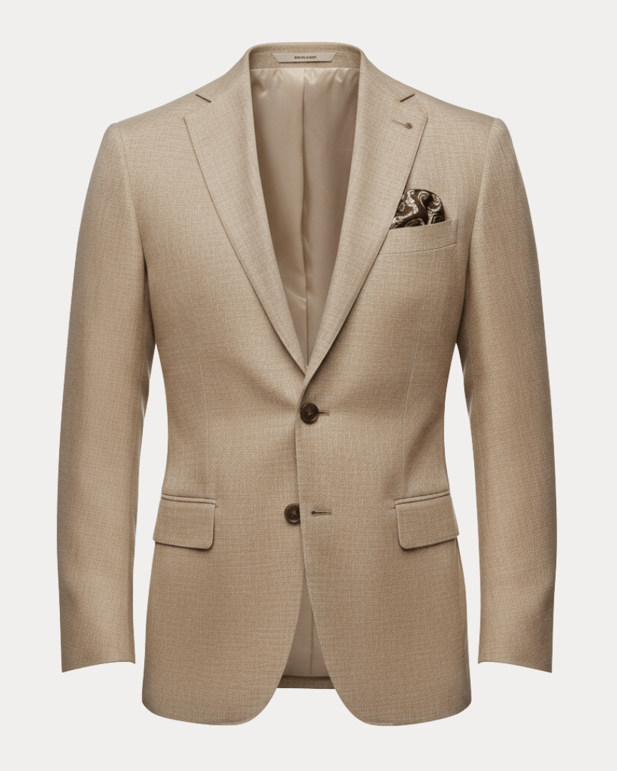 Aurazio Blazer Uomo Slim Elegante Revers Classico Due Bottoni Impeccabile Comfort