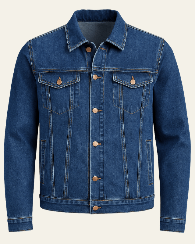 Aurazio Giacca in denim elegante da uomo