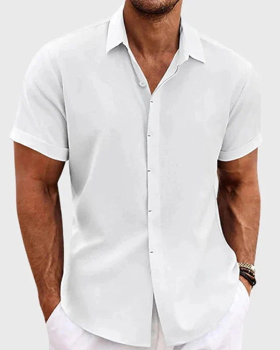 Aurazio Camicia Testurizzata Per Uomo