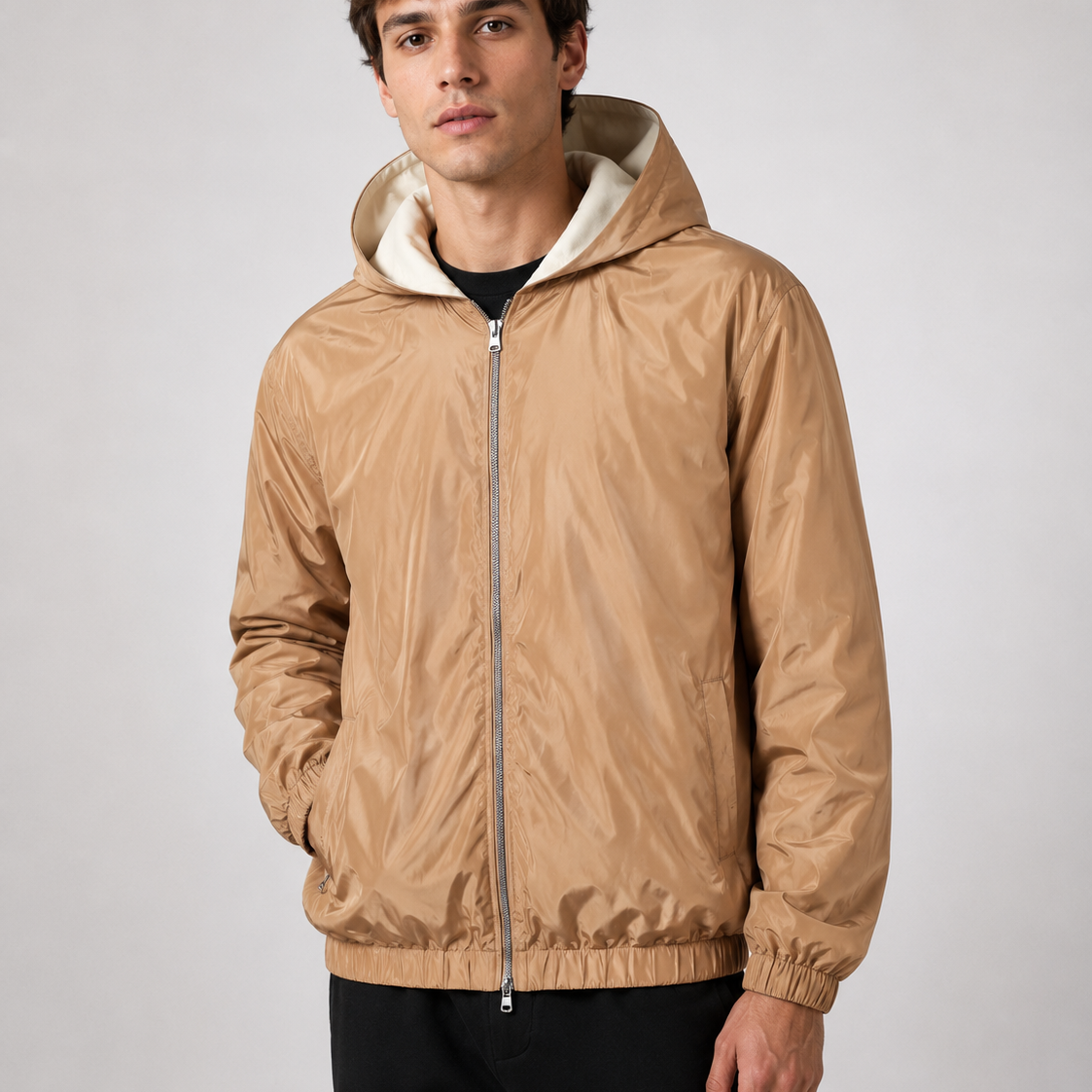Giacca Uomo Reversibile Traspirante Regular Fit Due Look