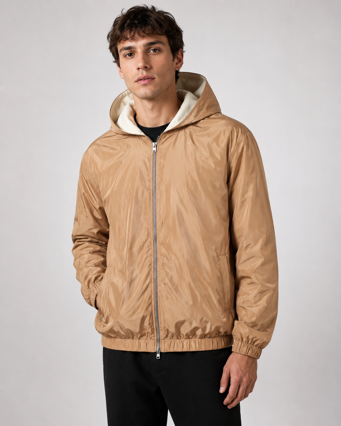 Giacca Uomo Reversibile Traspirante Regular Fit Due Look