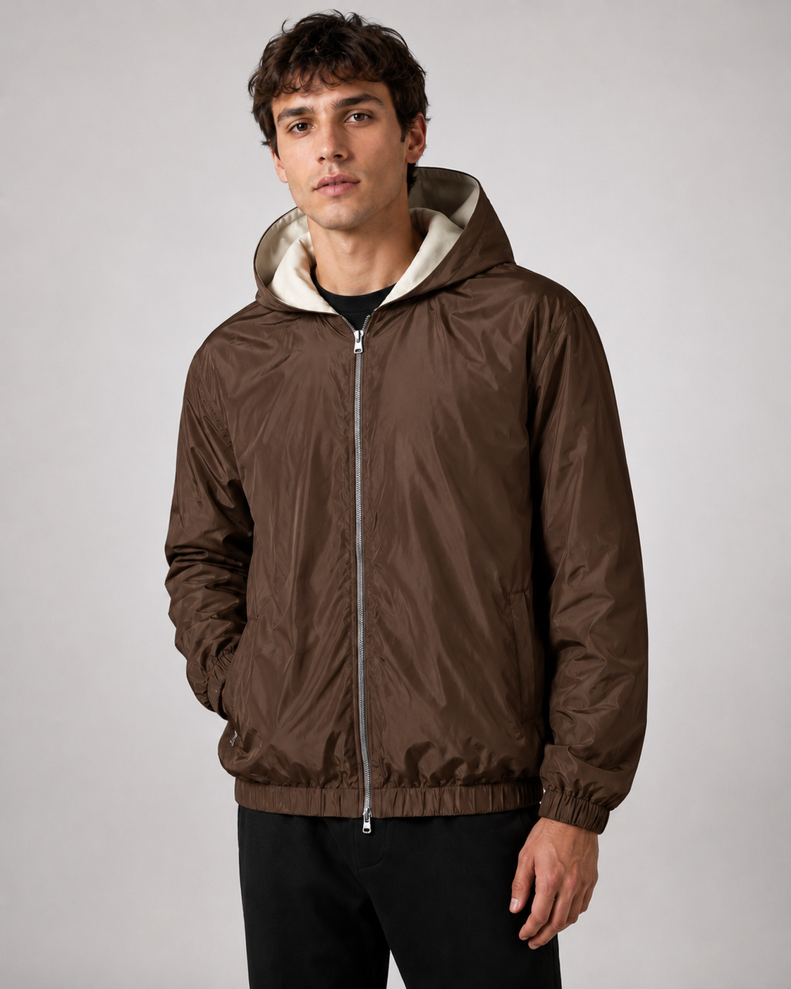 Giacca Uomo Reversibile Traspirante Regular Fit Due Look