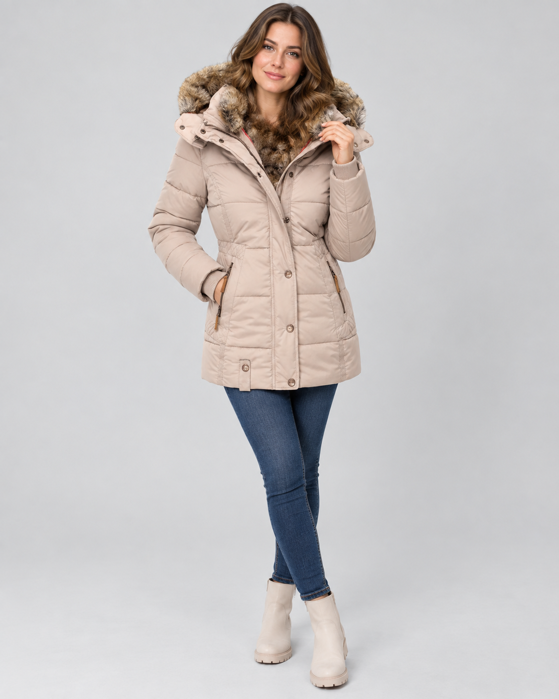 Giacca Donna Invernale Elegante Taglio Comodo Versatile