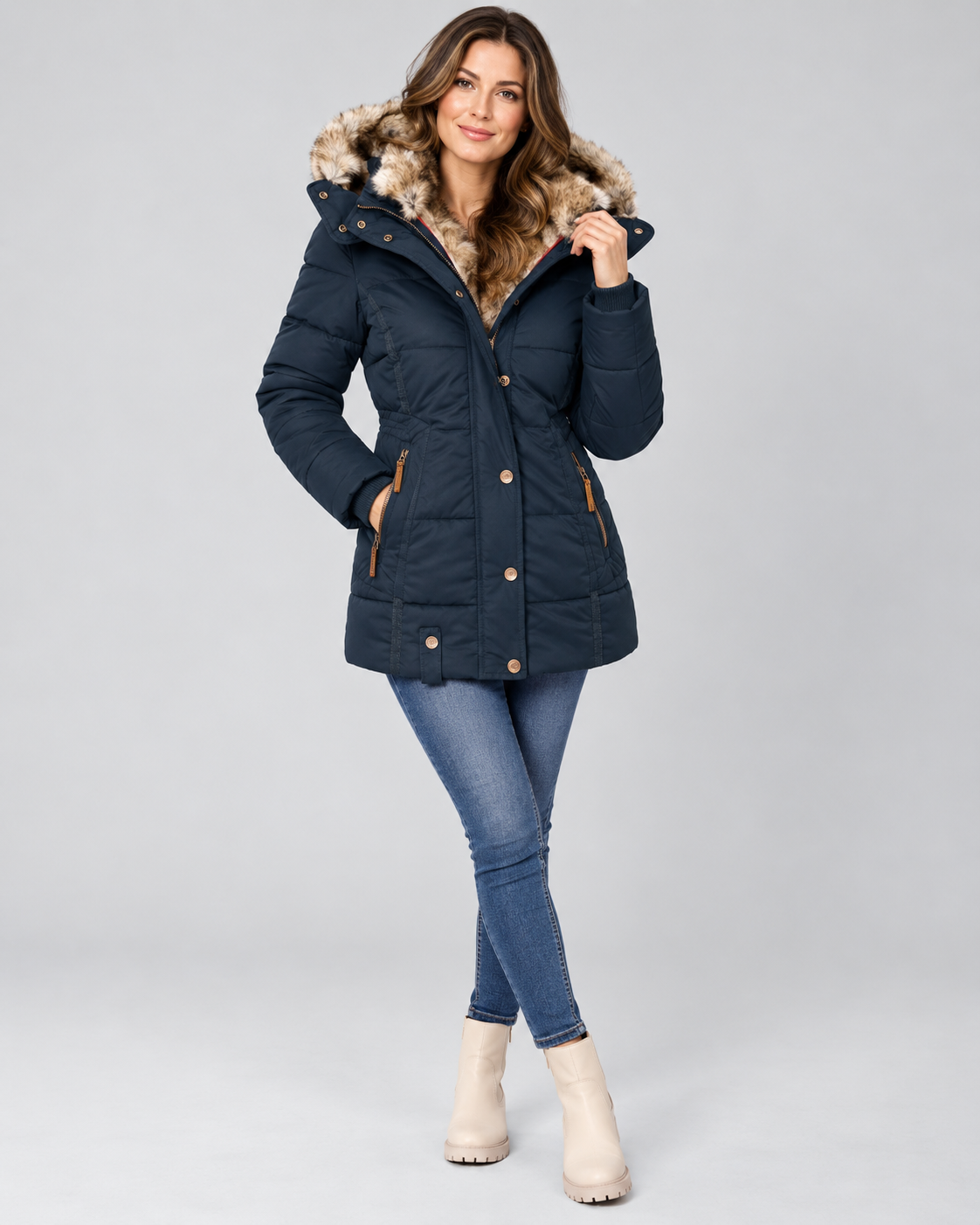 Giacca Donna Invernale Elegante Taglio Comodo Versatile