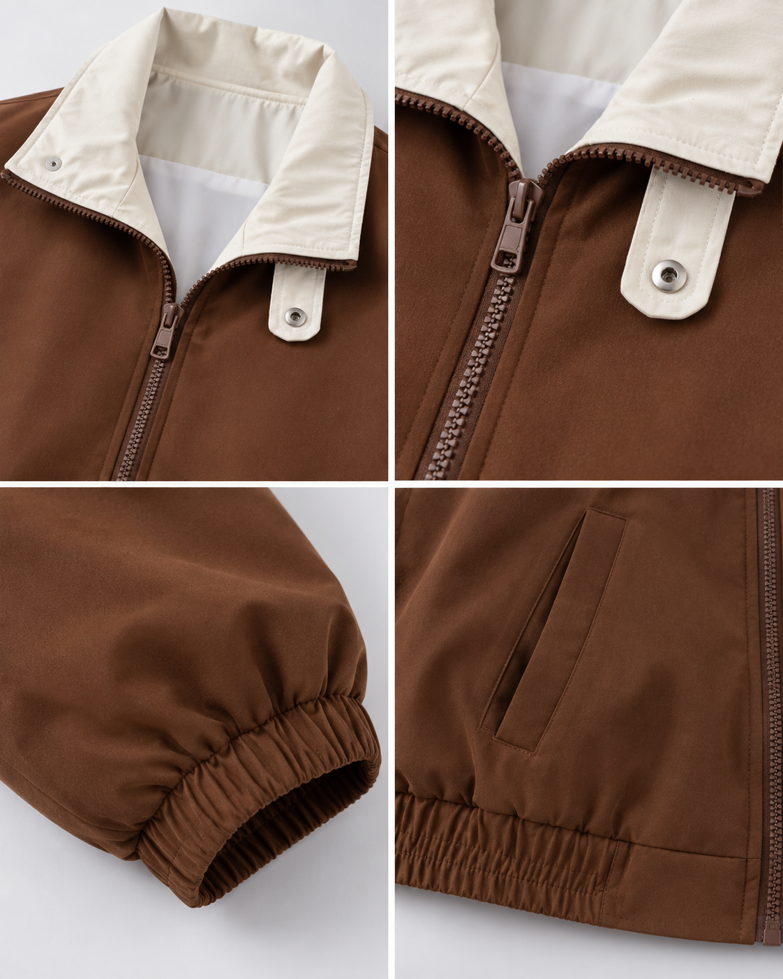 Giacca Uomo Stile Baseball Collo con Revers di Transizione