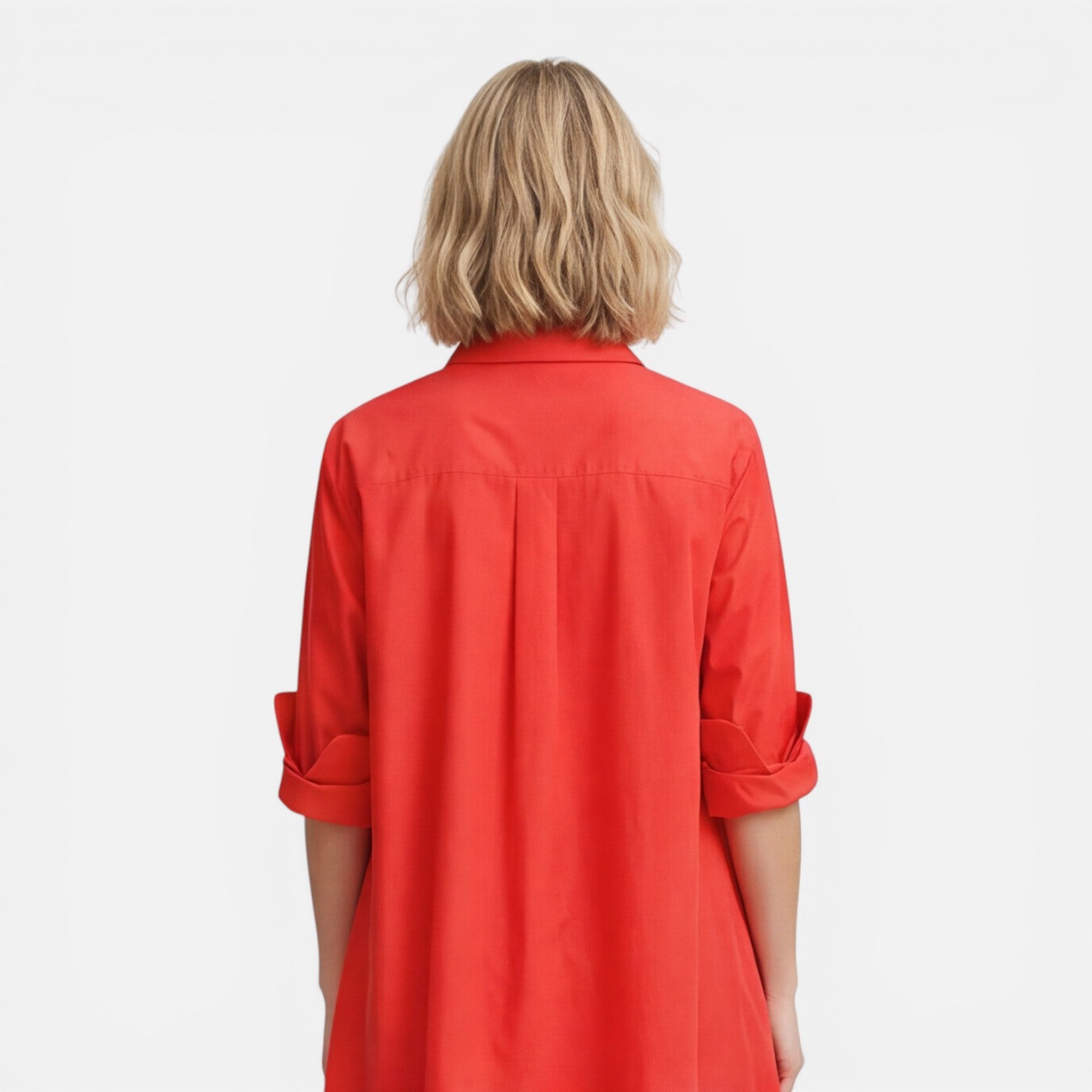 Abito Chemisier Donna Midi Leggero Comodo Ampio