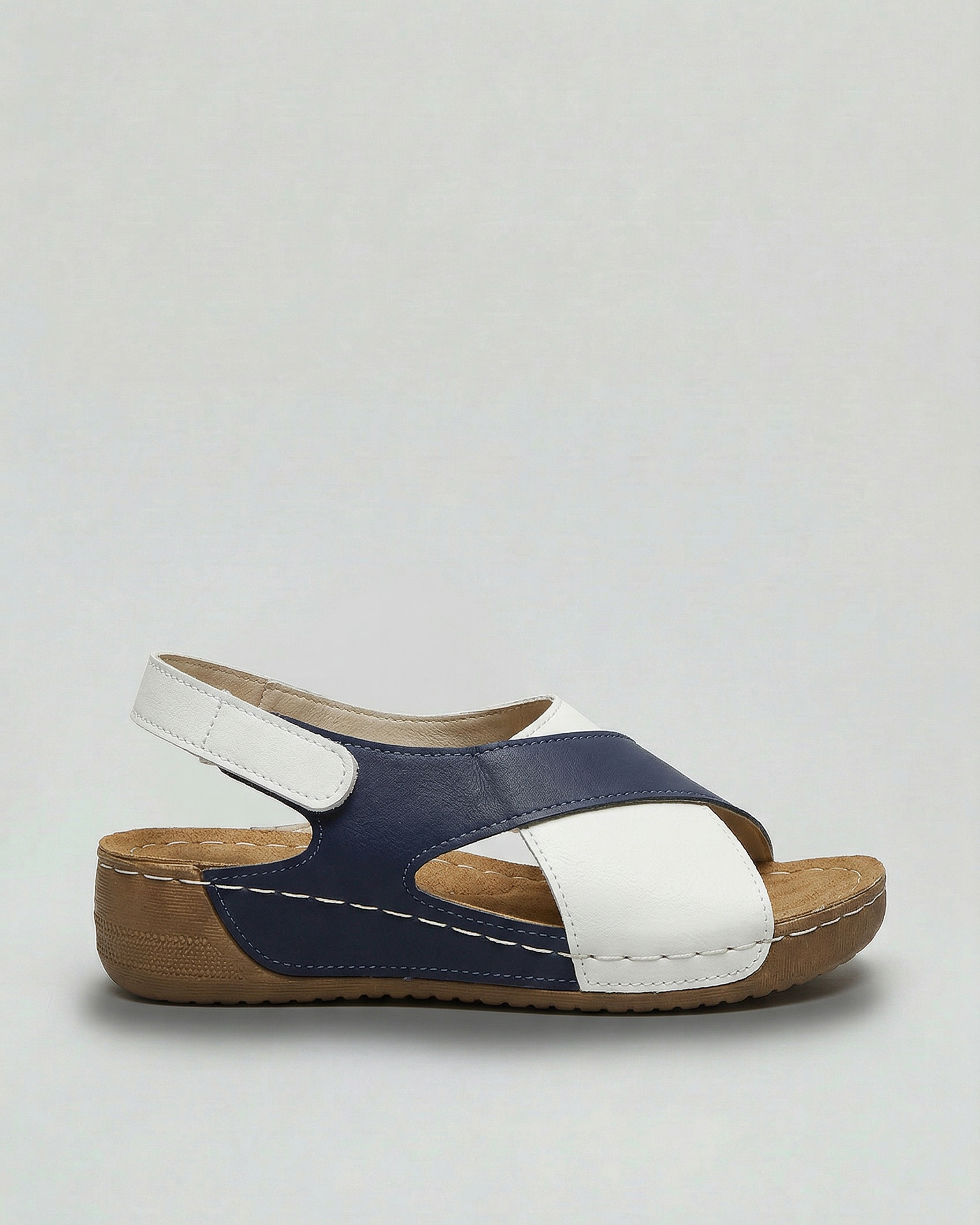 Sandali Donna con Strappo e Suola Imbottita Comodi