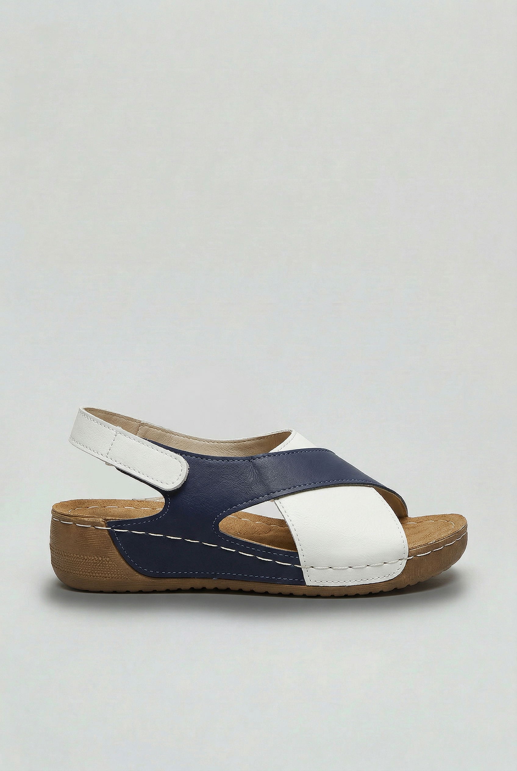 Sandali Donna con Strappo e Suola Imbottita Comodi