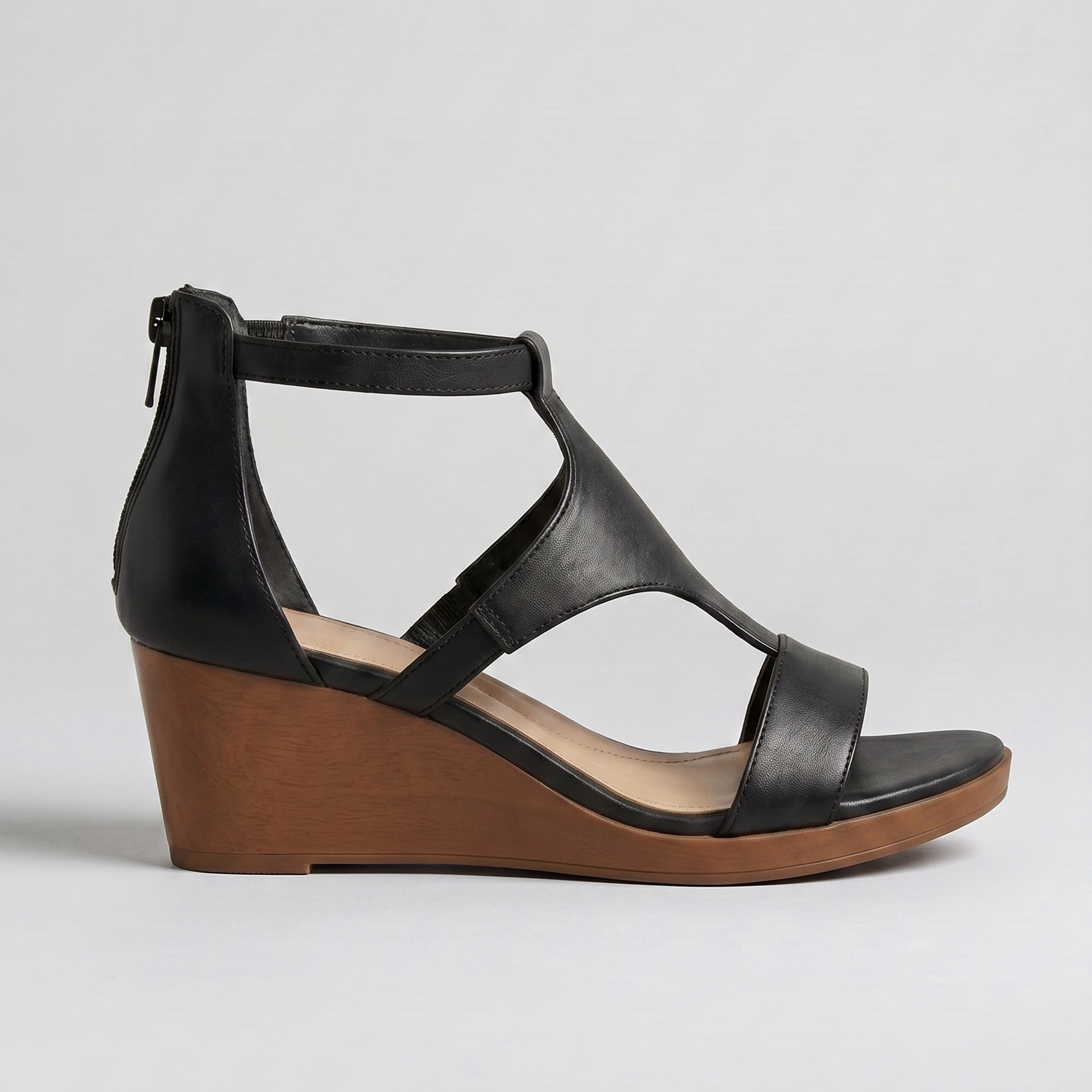 Sandali Donna con Zeppa Design Avvolgente Cinturini