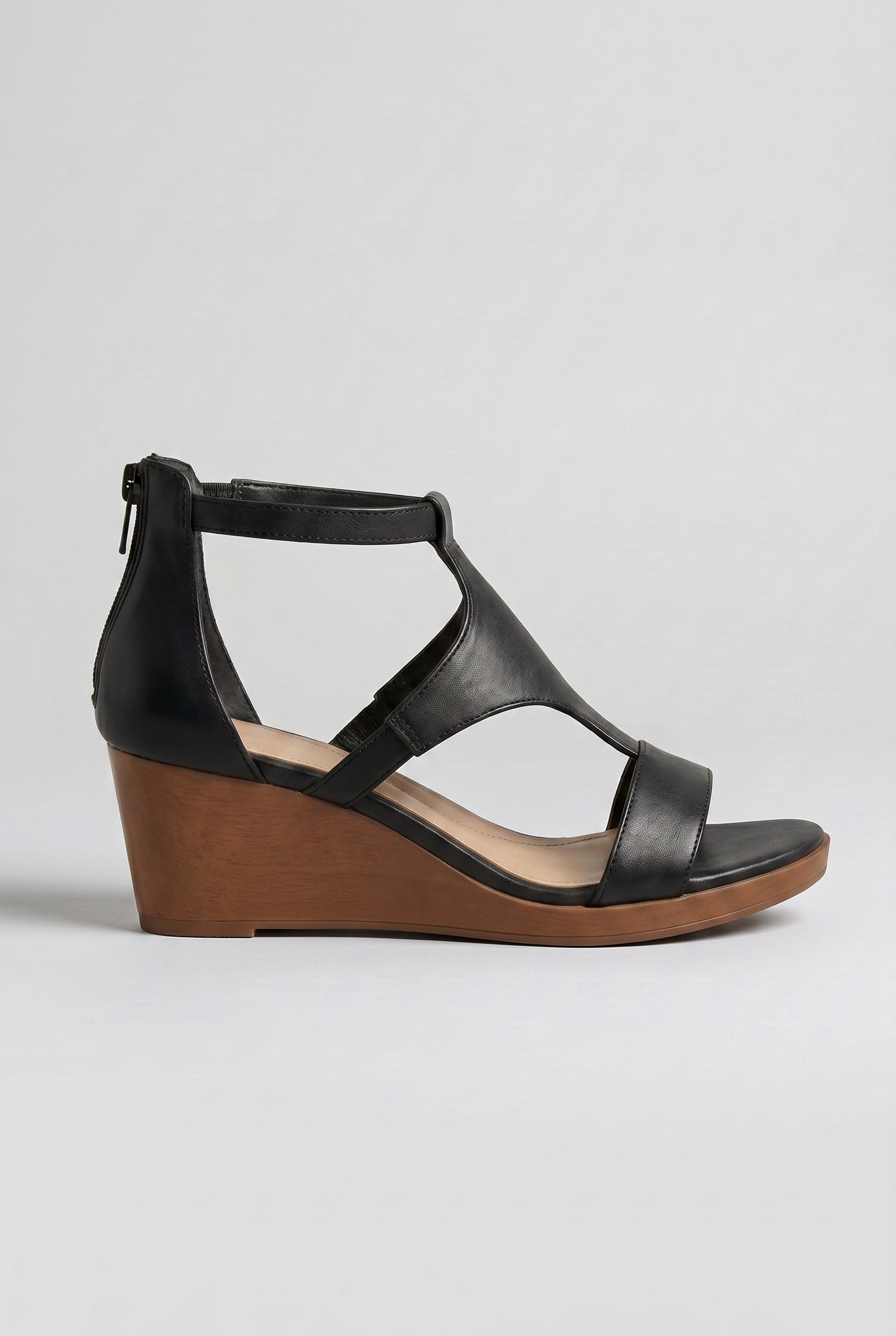 Sandali Donna con Zeppa Design Avvolgente Cinturini