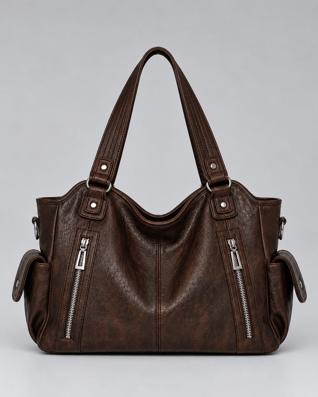 Borsa Donna a Spalla Grande Multitasche Stile Vintage