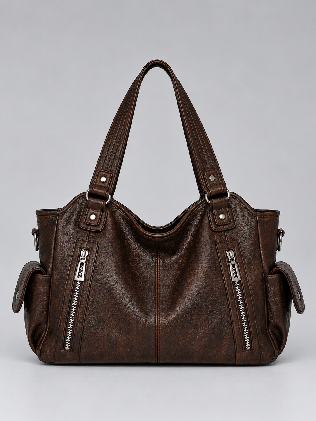 Borsa Donna a Spalla Grande Multitasche Stile Vintage