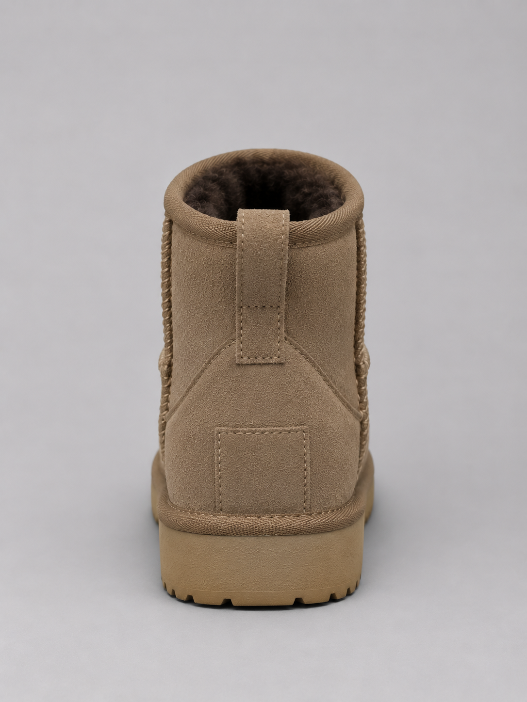 Stivaletti Donna in Camoscio con Shearling Naturale