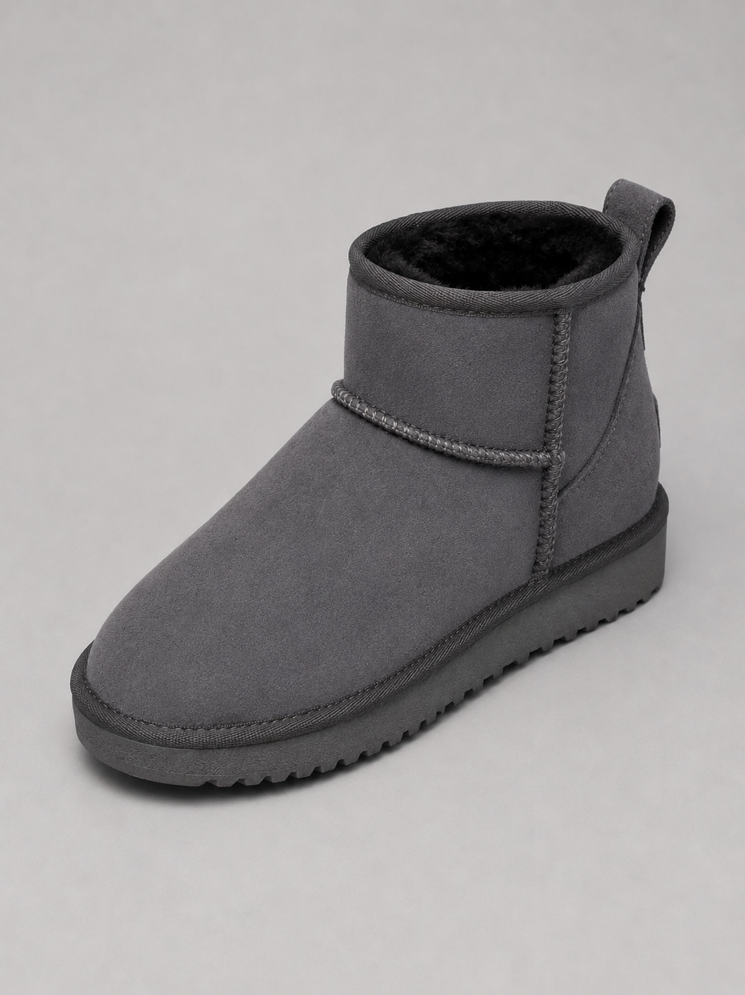 Stivaletti Donna in Camoscio con Shearling Naturale