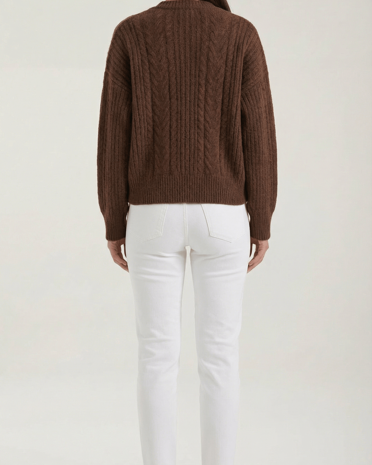 Aurazio Maglione Oversize a Treccia da Donna