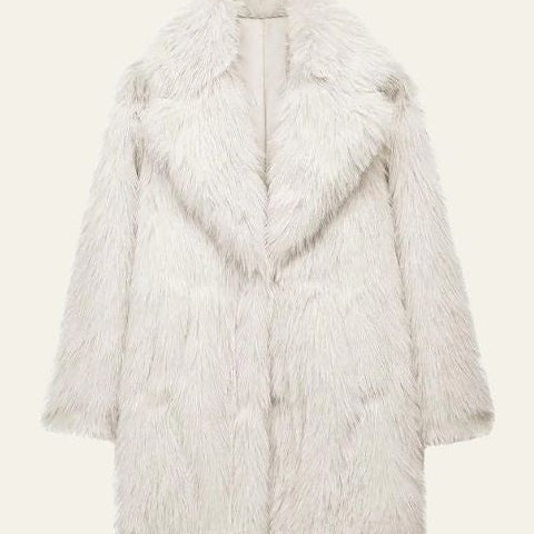 Aurazio Cappotto in Pelliccia Sintetica per Donna