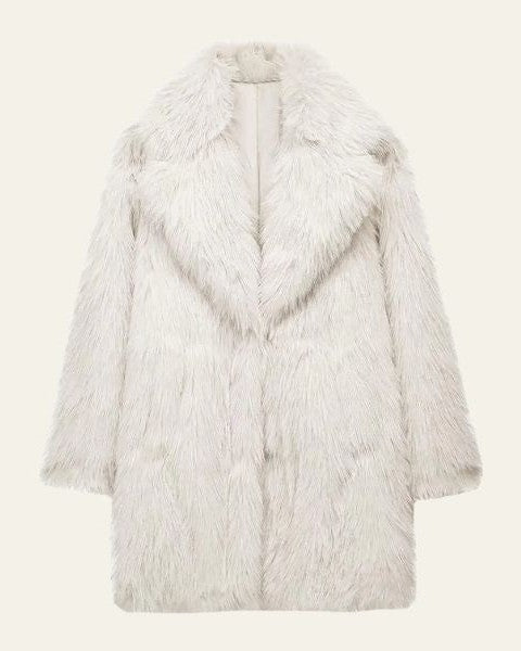 Aurazio Cappotto in Pelliccia Sintetica per Donna