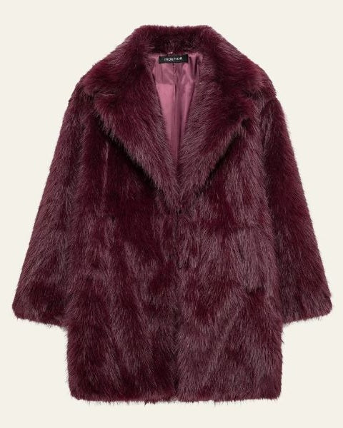Aurazio Cappotto in Pelliccia Sintetica per Donna
