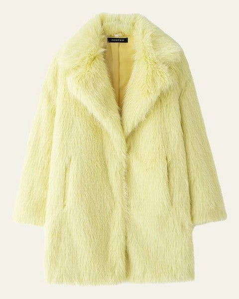 Aurazio Cappotto in Pelliccia Sintetica per Donna