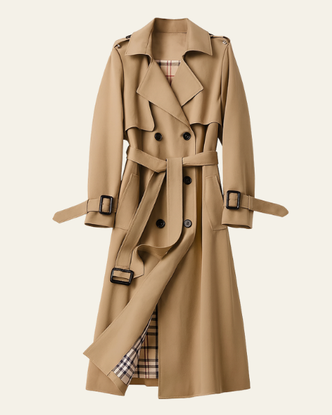 Aurazio Cappotto Trench classico da donna
